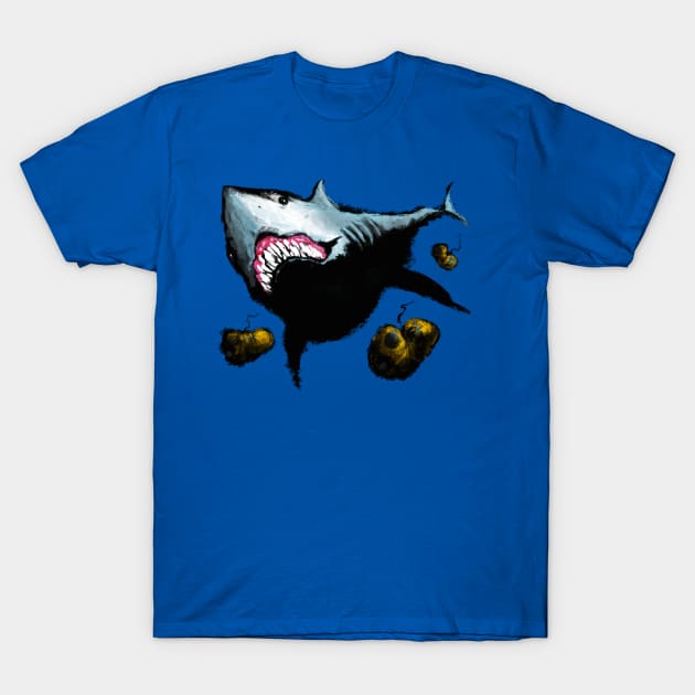 Jaws Deep Sea T-Shirt by DougSQ